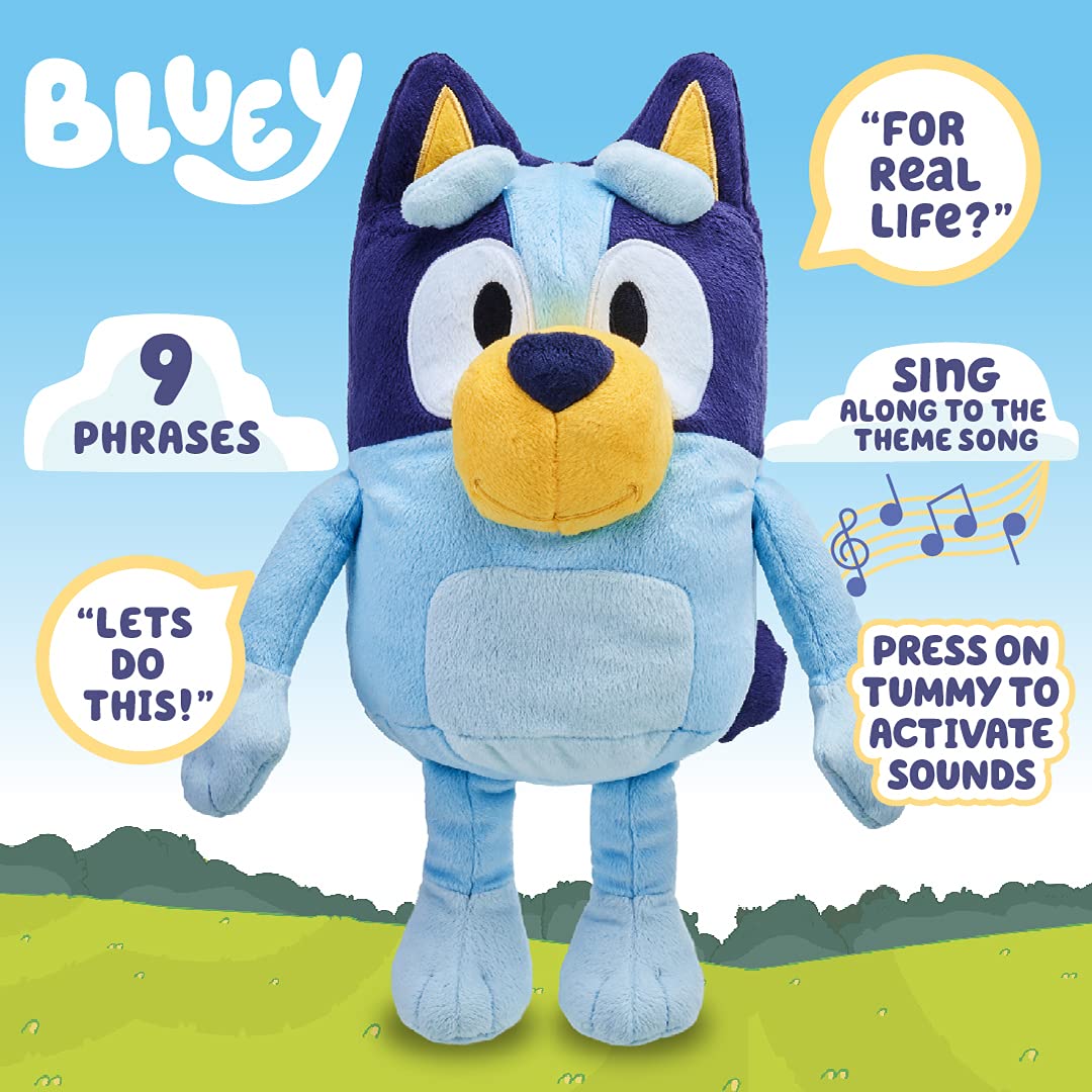 Talking Bluey - Interactive 13" Sing Along Plush