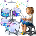 Ultimate Kids Jazz Drum Set for Toddlers Ages 3+