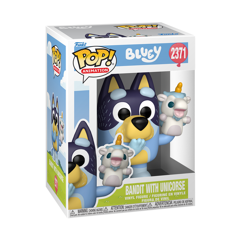Bluey Bandit with Unicorse Funko Pop! Vinyl Figure #2371 - Specialty