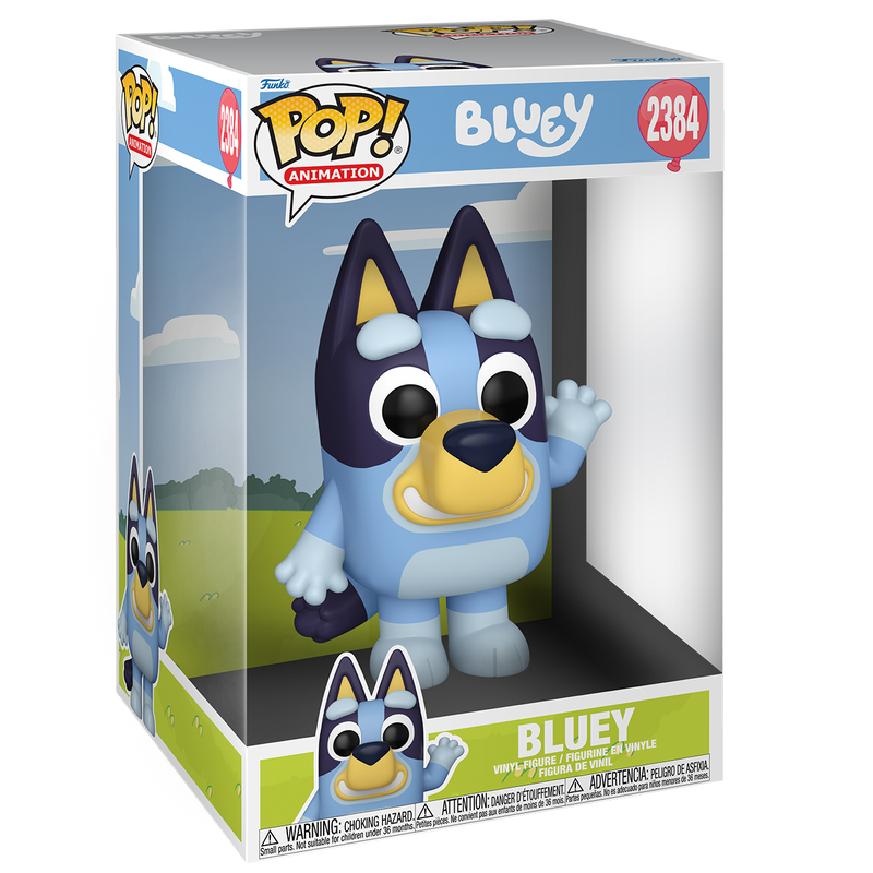Bluey Waving Jumbo 10-Inch Funko Pop! Vinyl Figure #2384 - Specialty Series