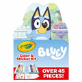 Crayola Bluey Art Kit for Kids 45pcs Coloring Book Stickers 4+